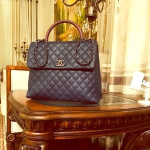 ‼️⭕️SOLD⭕️‼️Chanel coco handle large bag